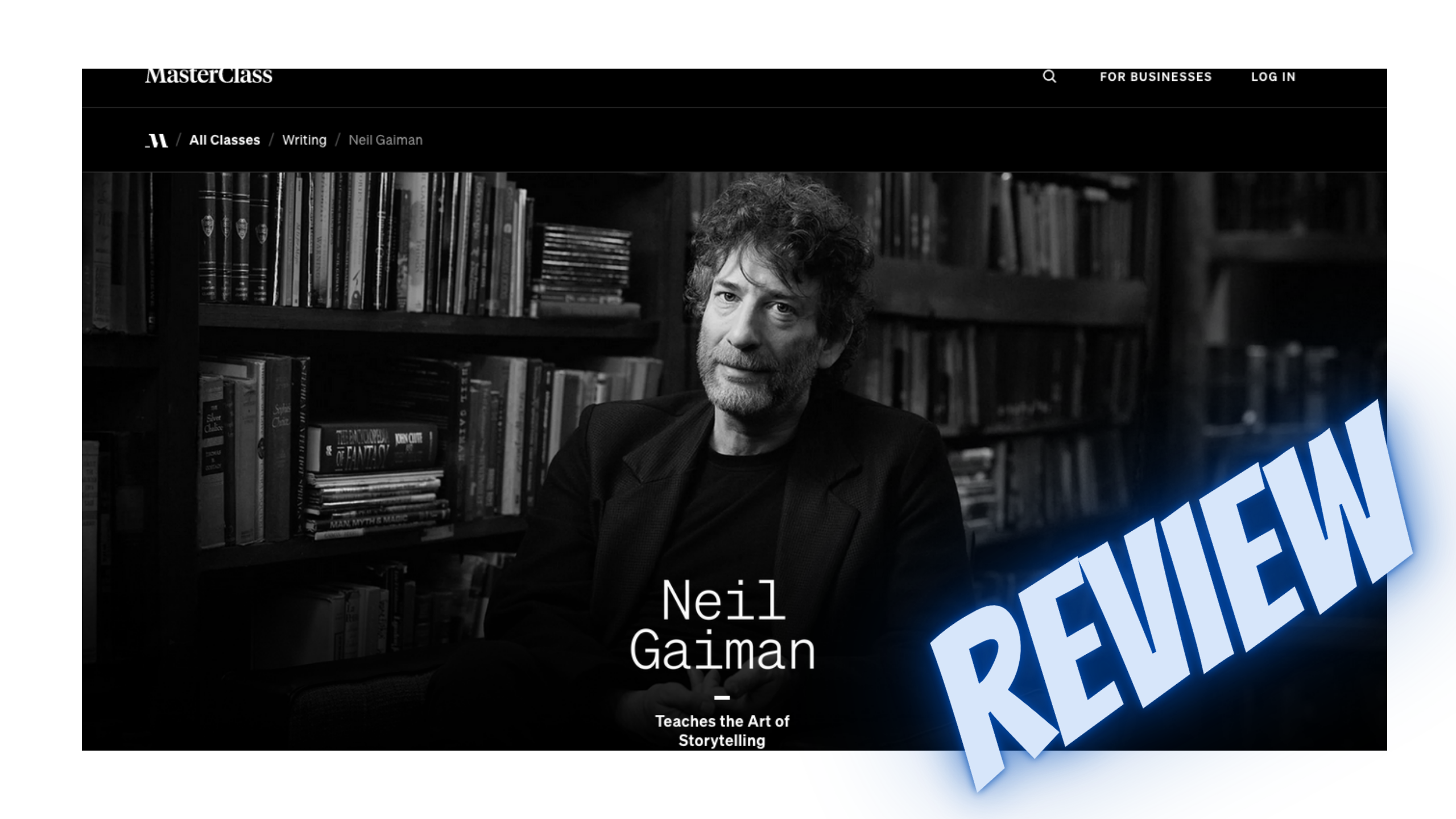 Neil Gaiman Masterclass Review 2022: The Writing Course For Short Story Fiction Writers (And Others!)